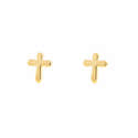 Boucles D'Oreilles Enfant En Or 9 Carats - Ours Nacre Et Zircone - Coffret Cadeau Mondepetit - 8
