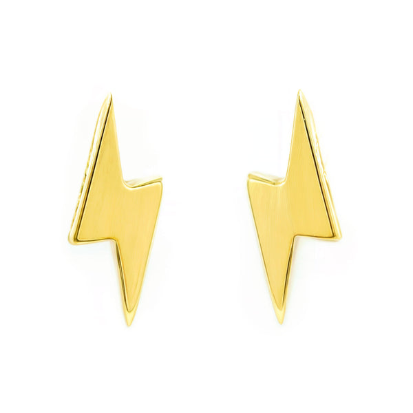 Boucles d'Oreilles Éclair Or Jaune 9 Carats