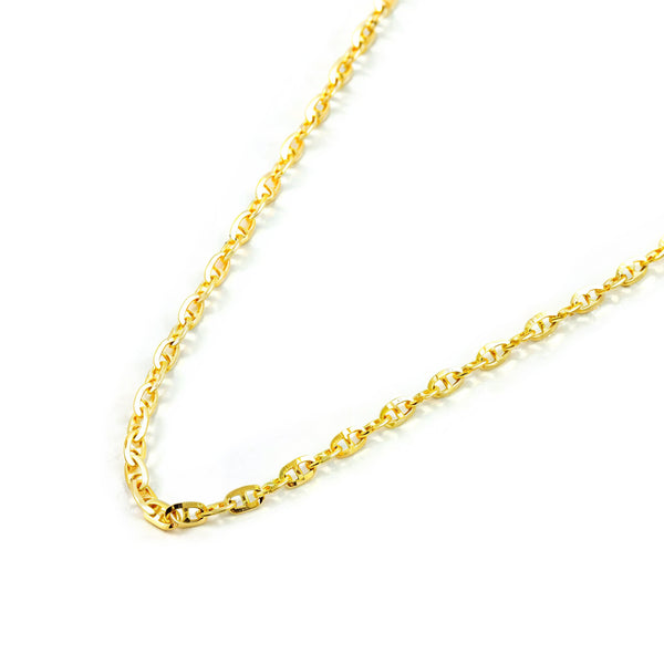 Chaîne Ancre Or Jaune 18 Carats Longueur 45 cm Épaisseur 1.1 mm