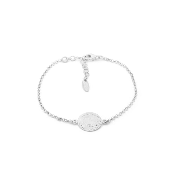 Bracelet Monnaie romaine Argent 925 brillant