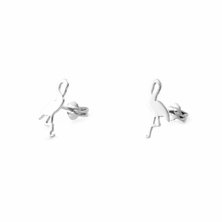 Pendientes plata flamenco