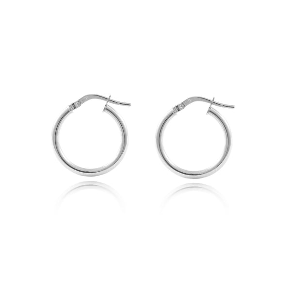 Boucles d'Oreilles Creoles 19x2 mm Argent 925 brillant