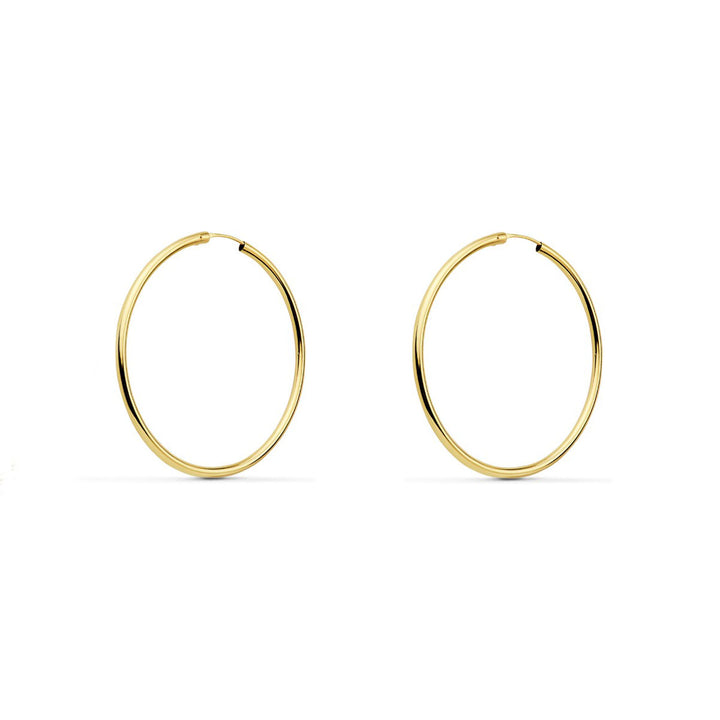 Pendientes Mujer oro Aros lisos 30x1,5 mm