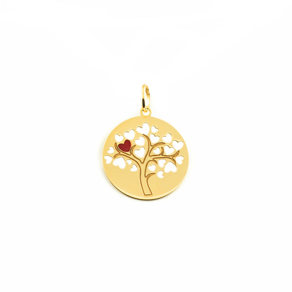 Pendentif Arbre de Vie Or Jaune 9 Carats brillant