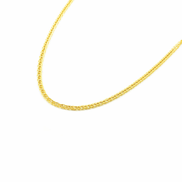 Chaine Collier femme Fantaisie Or Jaune 18 Carats epaisseur 1.7 mm