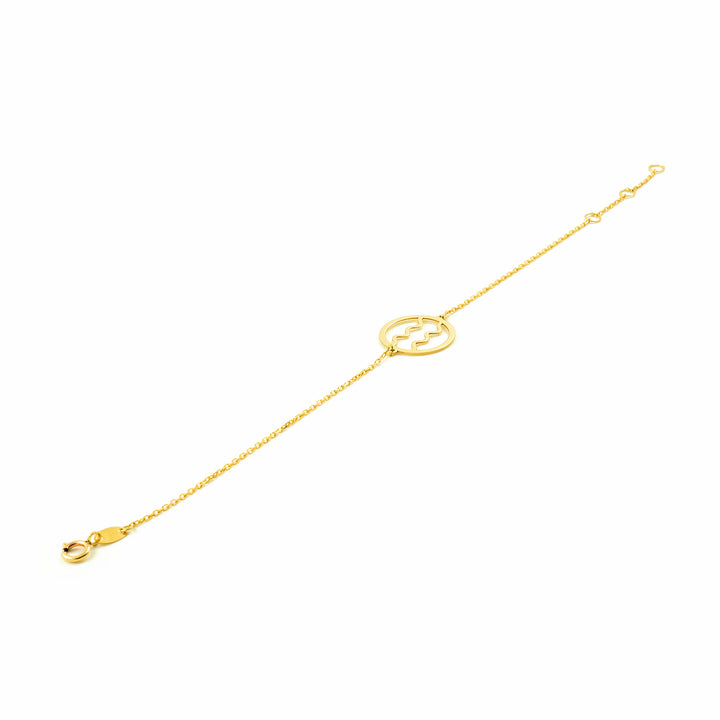 Pulsera oro horóscopo Acuario