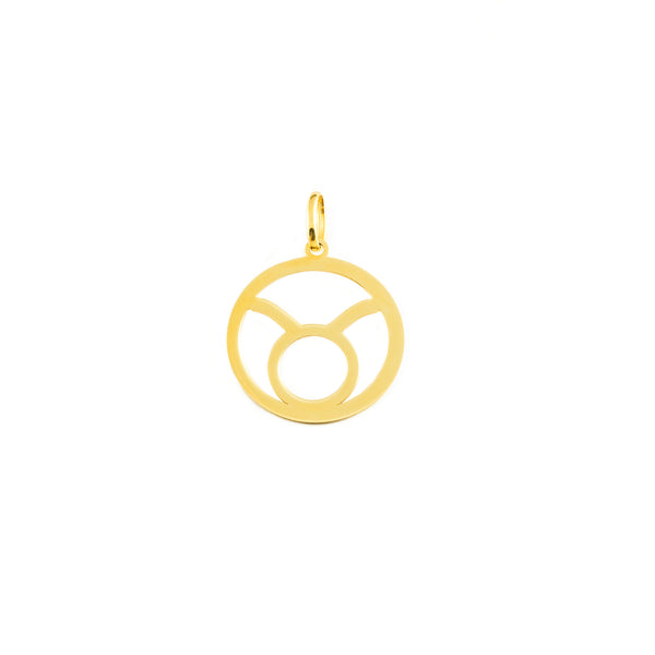 Pendentif Horoscope du Taureau Or Jaune 9 Carats brillant