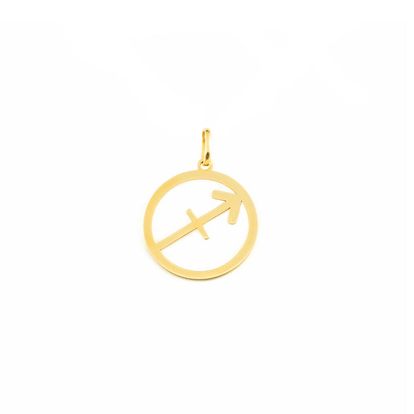 Pendentif Horoscope du Sagittaire Or Jaune 9 Carats brillant