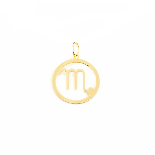 Pendentif Horoscope du Scorpion Or Jaune 9 Carats brillant