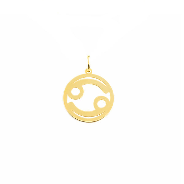 Pendentif Cancer d’Horoscopo Or Jaune 9 Carats brillant