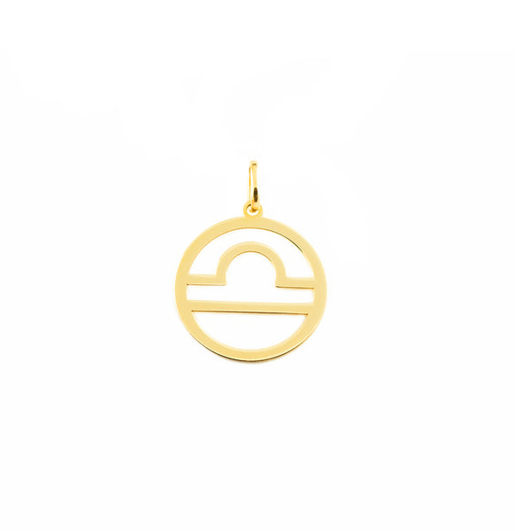 Pendentif Horoscopo Balance Or Jaune 9 Carats brillant