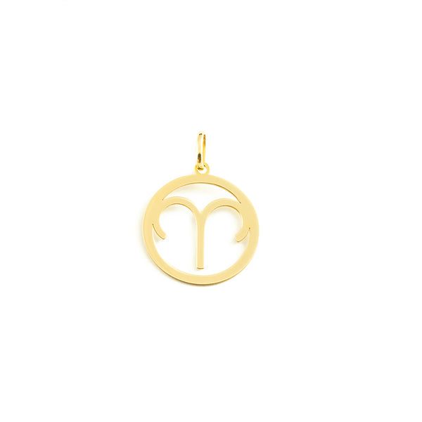 Pendentif Horoscopo Belier Or Jaune 9 Carats brillant