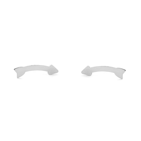 Boucles d'Oreilles Flèche Argent 925 brillant