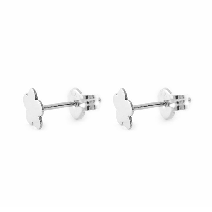 Pendientes Plata Flor lisa