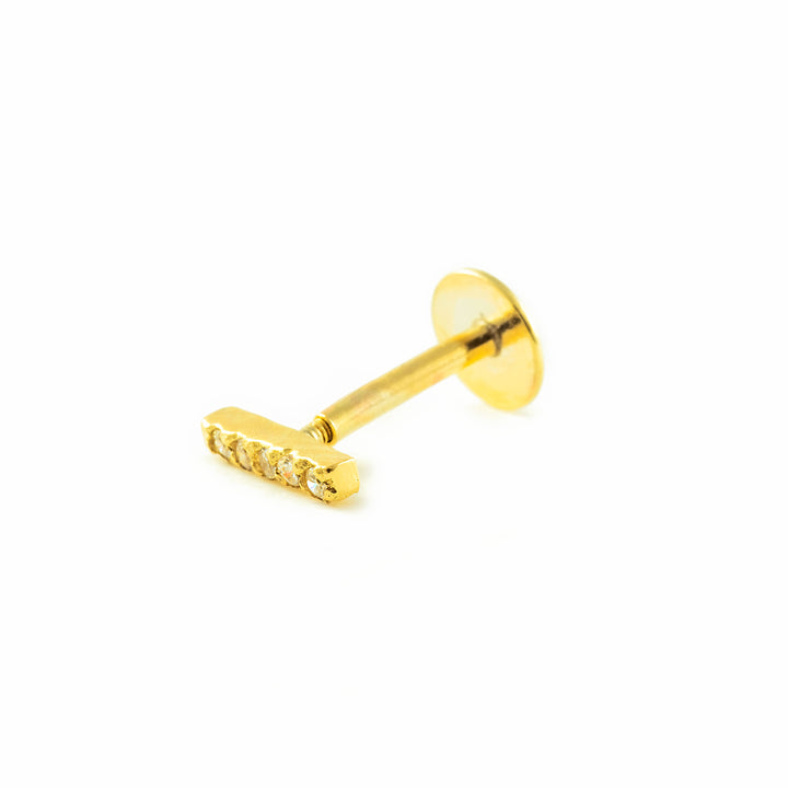 Piercing Oro cartilago garra 3 mm (9kts)