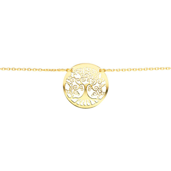 Collier Arbre de Vie Argent 925 dore