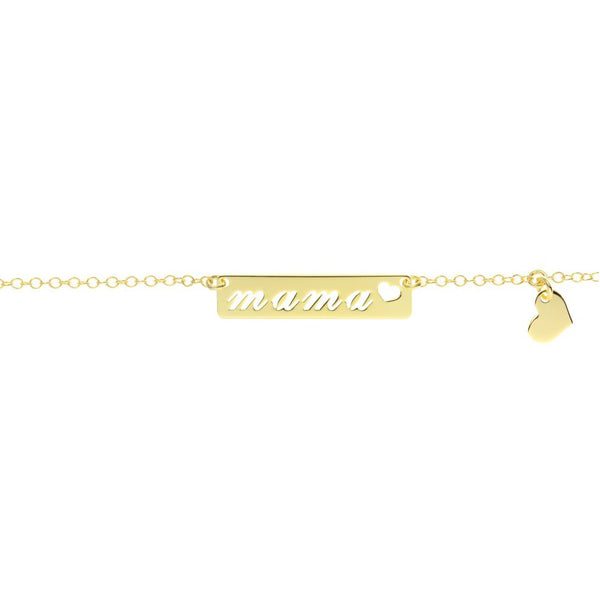 Collier Mama Argent 925 dore