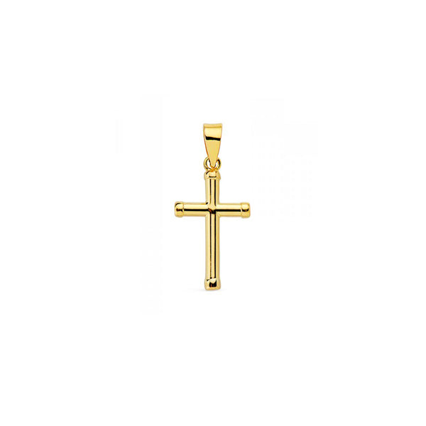 Croix religieuse pendentif 12x8 mm Or Jaune 9 Carats brillant