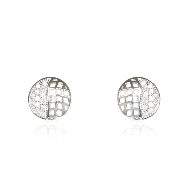 Boucles d'Oreilles Zircone Argent 925 brillant