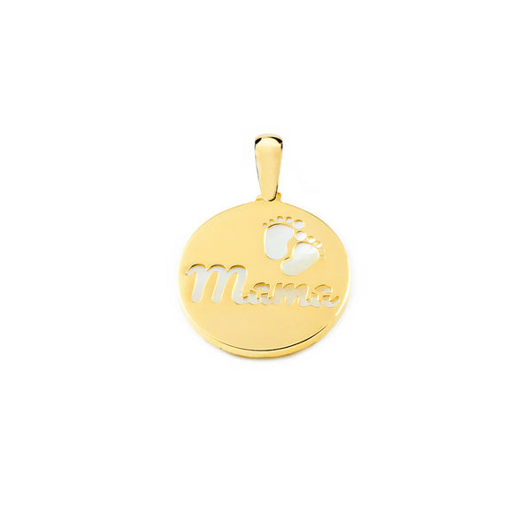 Pendentif Nacre Pied Or Jaune 18 Carats brillant