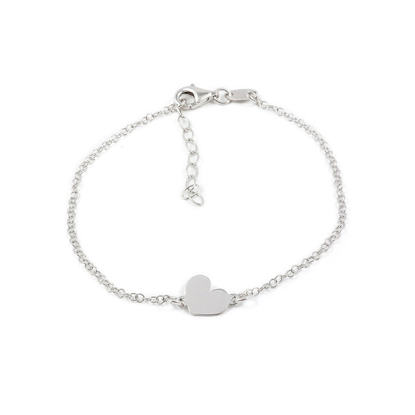 Bracelet Cœur Argent 925 brillant