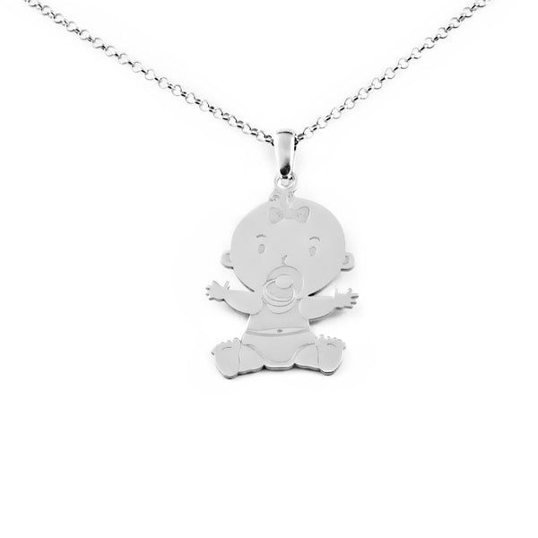 Pendant Fille Argent 925